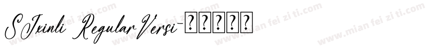 SJxinli RegularVersi字体转换